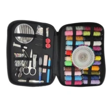 130 PC Sewing Thread Home Sewing Kit Measure Scissor Thread Needle Storage Box
