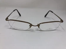Vanni Eyeglasses Frame Mod 8511 C254 50-18-140 Bronze Half Rimless Metal TQ45