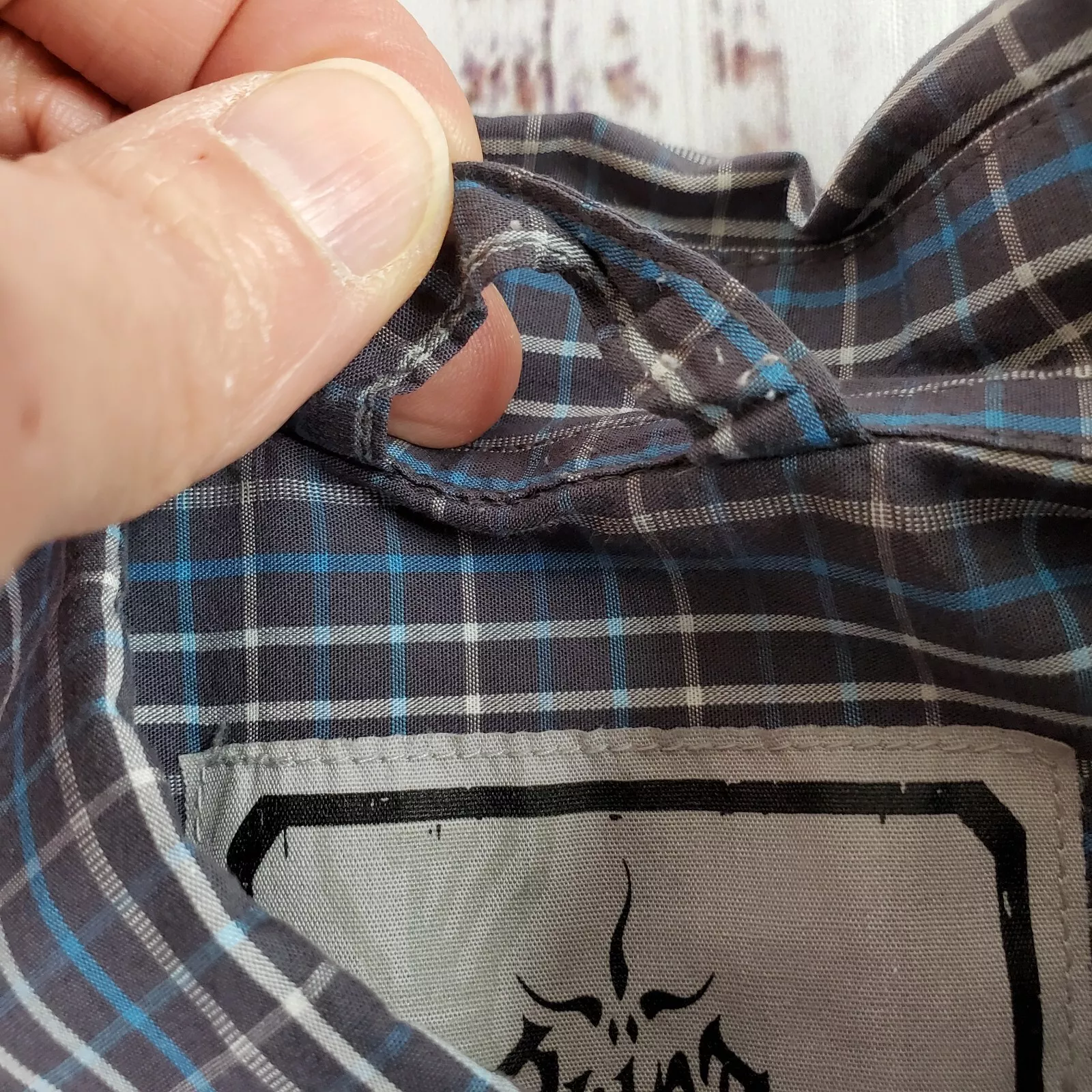 prana breathe plaid button up short sleeve hike casual shirt