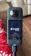 insta360 x3 - with Invisible Selfie Stick, Lens Cap, Lens Guard, and Pouch.