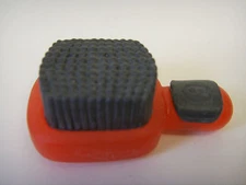 Gomu Erasers Eraserland Toy ~ Series 1~ Red & Black Brush Eraser Toy
