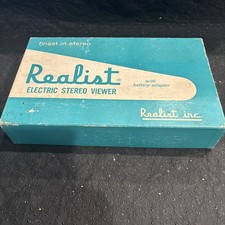 Realist 2062 Electric Stereo Viewer in Box With Battery Adaptor - Tested  Works