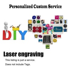 Personalize DIY Dog Tag Customize Laser Engraving Service ID Pet Products
