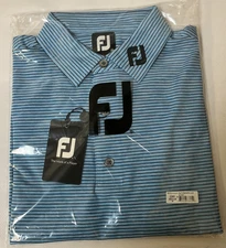 Footjoy PGA Tour/Golf Channel Over Run Mens Medium Sky Navy FJ Logo ONLY NEW