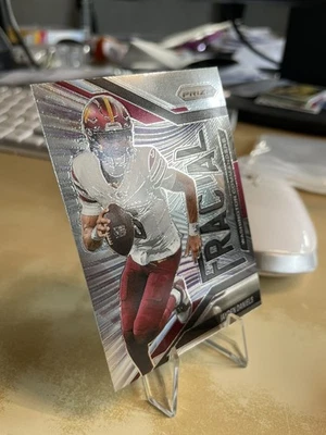 2025 Panini Prizm #1 Jayden Daniels Fractal- Washington Commanders Silver Lines - Bild 1 von 3