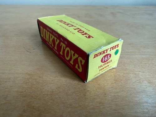 Vintage Dinky #165 Humber Hawk Box Only