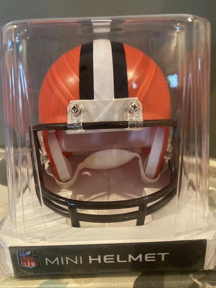 Minicasco firmado por Leroy Kelly Cleveland Browns Salón de la fama 94 autógrafo Foto 3 de 4