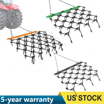 #ad Heavy Duty Drag Harrow 4x4 amp; 5x4.5 FT 3 8quot; 1 2quot; Teeth Tow Behind ATV Tractor $135.49