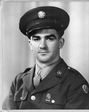 ORIGINAL VINTAGE PHOTO: Army Air Forces Formal Portrait Uniform Man Male 40s WW2