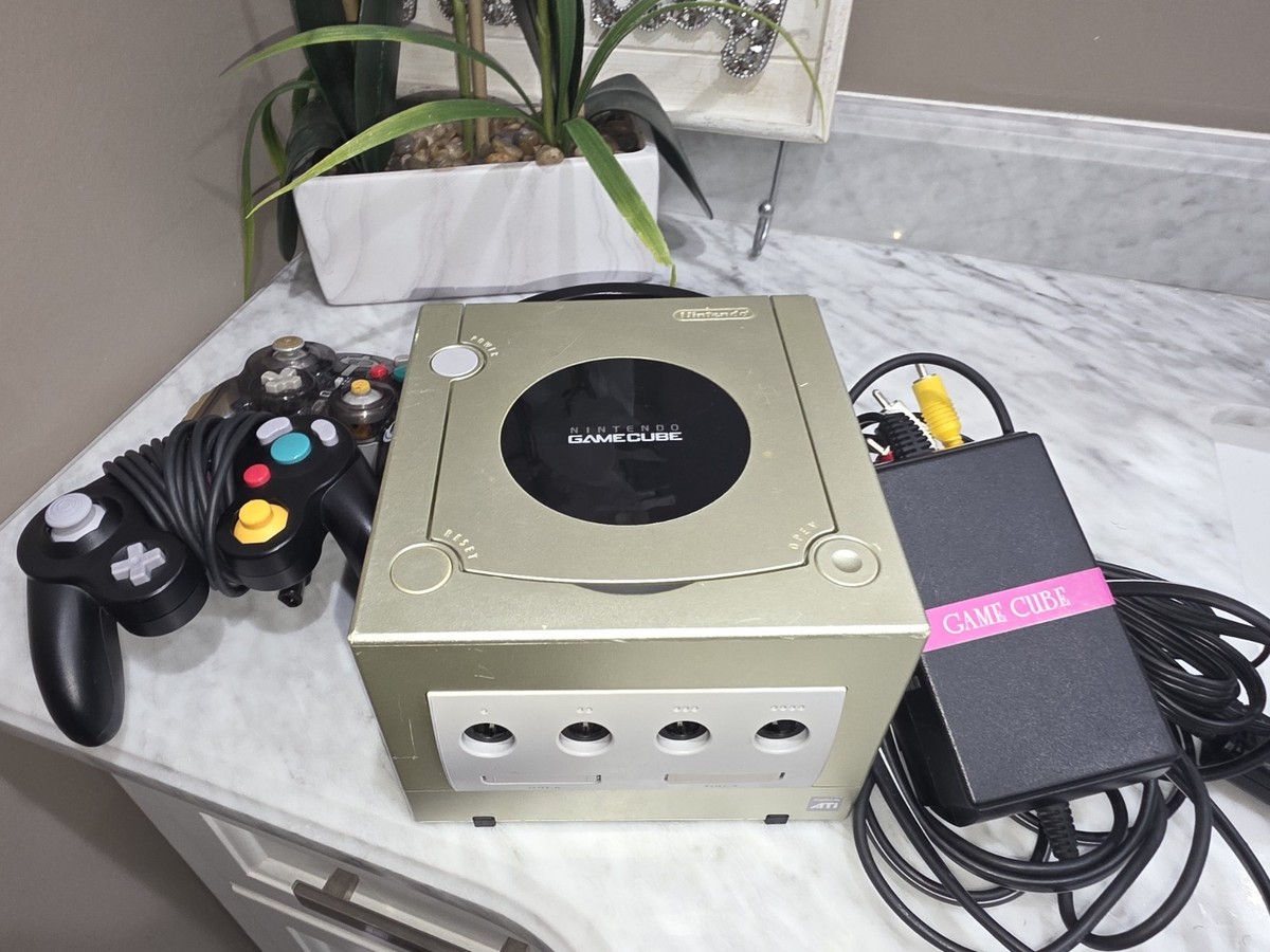 Nintendo GameCube Starlight Gold Console GC From Japan for