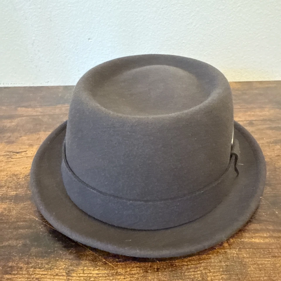 Sombrero para pastel de cerdo Kangol Litefelt marrón XL hecho en EE. UU. fieltro de lana ¡Excelente a nuevo! Foto 2 de 4