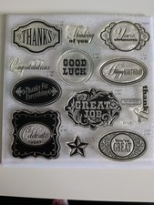 CTMH D1525 Casual Expressions Sentiment Labels Everyday Greetings Close to