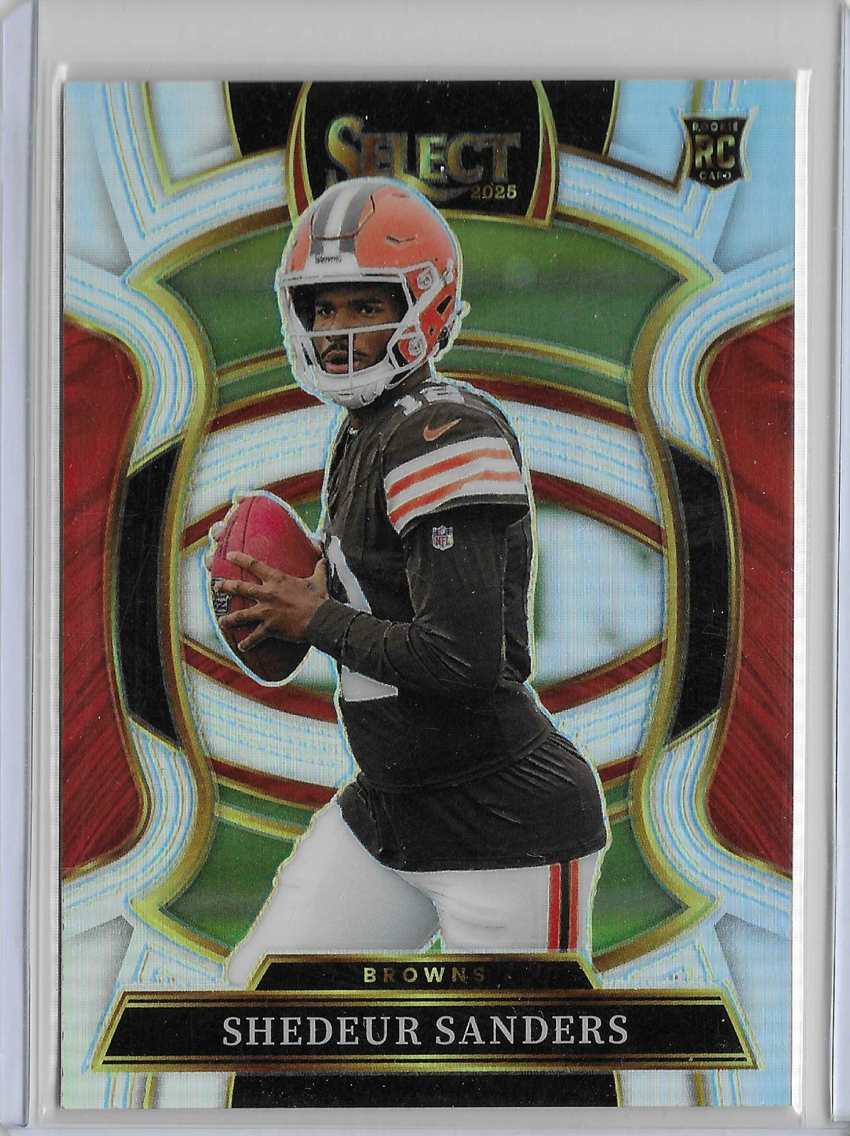 2025 Panini Select #54 Shedeur Sanders Silver Prizm