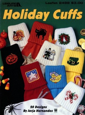 Leisure Arts, Inc. Leaflet 02498 - Holiday Cuffs by Jorja Hernandez