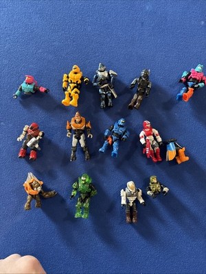 Mega Construx Halo And Random Pieces. Incomplete Some Complete Mini Figs