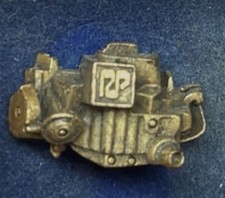 Vintage GM automobile engine Tie Pin