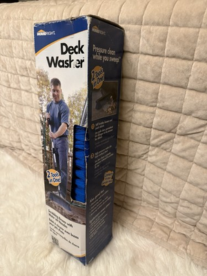 #ad Homeright Deck Washer 2 in 1 Pressure Clean Broom – Factory Sealed – New $20.00