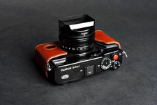 Handmade retro real Leather Full Camera Case bag cover for FUJIFILM X-Pro1 Brown