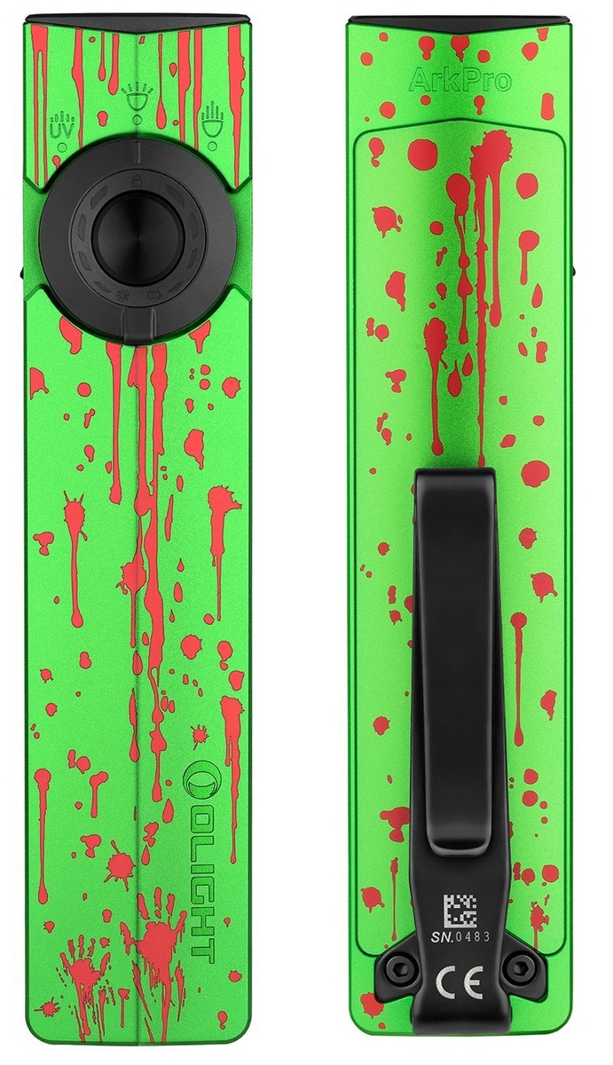 Olight ArkPro Class 3R Zombie Green, 1500 Lum, 205M, 4 Lights, 7