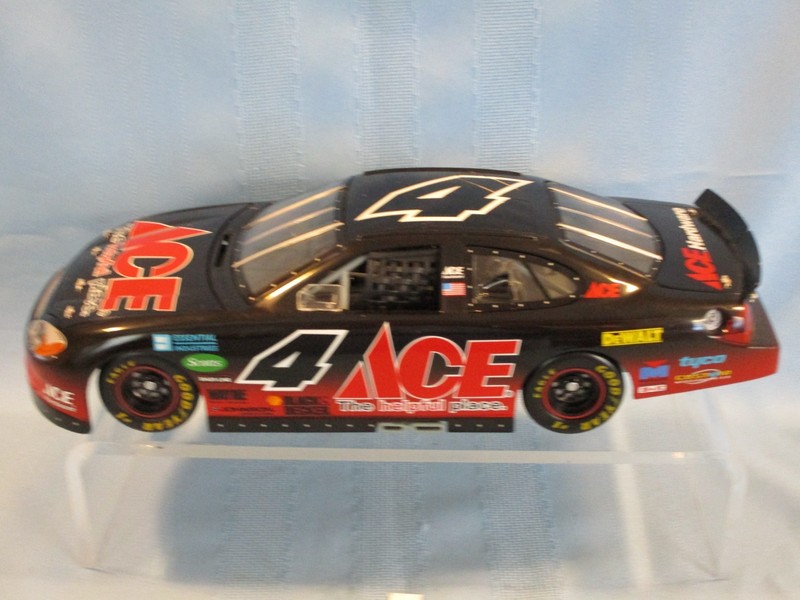 Ace Hardware Race Car, Ertl 1:18 Scale, Black Number Four (4) Ford (433)  