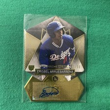 ERISBEL ARRUEBARRENA 2014 TOPPS SUPREME STYLINGS GOLD AUTO RC 41/50 DODGERS