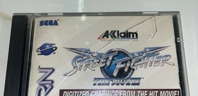 Street Fighter: The Movie (Sega Saturn) - Complete W/ Manual & Cracked Case
