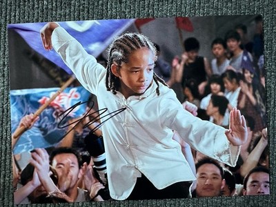 JADEN SMITH HANDSIGNIERTES A4 FOTO KARATE KIND AFTER EARTH STREBEN NACH GLÜCK