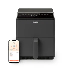 [US WAREHOUSE]COSORI Dual Blaze 6.8qt Ceramic Coating Smart Air Fryer, Dark Gray