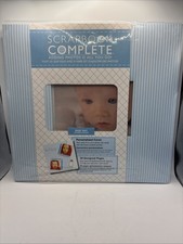 Tapestry C.R. Gibson Scrapbook Complete Blue Photo Album Baby Boy 20 Pages New
