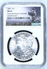 NGC MS64 1887 Morgan Silver Dollar Great Northwest Collection