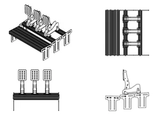 Sim Racing Pedal Mounting Plate Set ***PLATES ONLY***