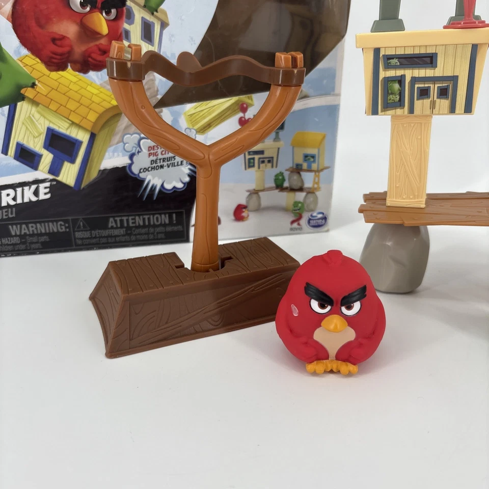 Angry Birds Pig City Strike Playset Slingshot Action Game Interactive Toys Kids - Image 2 of 4