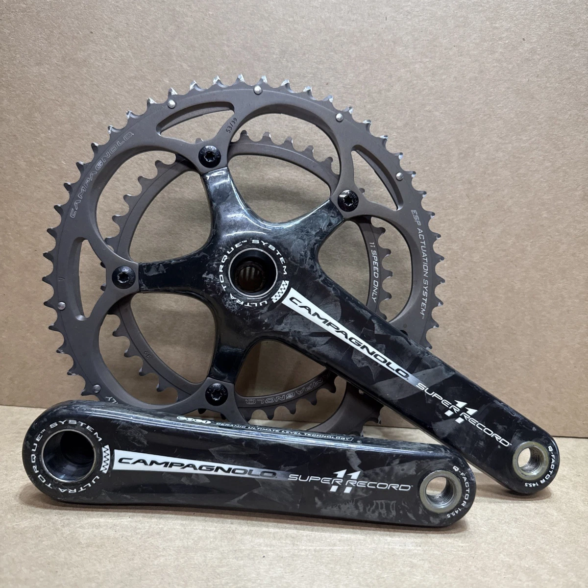 Campagnolo Super Record Cranksets for Racing Bike 175 mm Crankarm