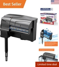 Self-Priming QuietFlow 75 Pro Aquarium Filter - Optimal for Fresh & Saltwater