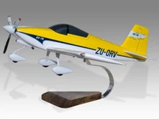 Van’s Vans RV-7A ZU-ORV Desk Wood Airplane New Model Small Scale 1/24