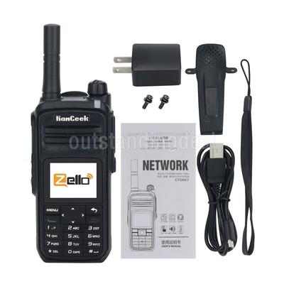 Q168 4G POC Radio 5000KM GPS Walkie Talkie Wifi   Transceiver for Zello- #T8