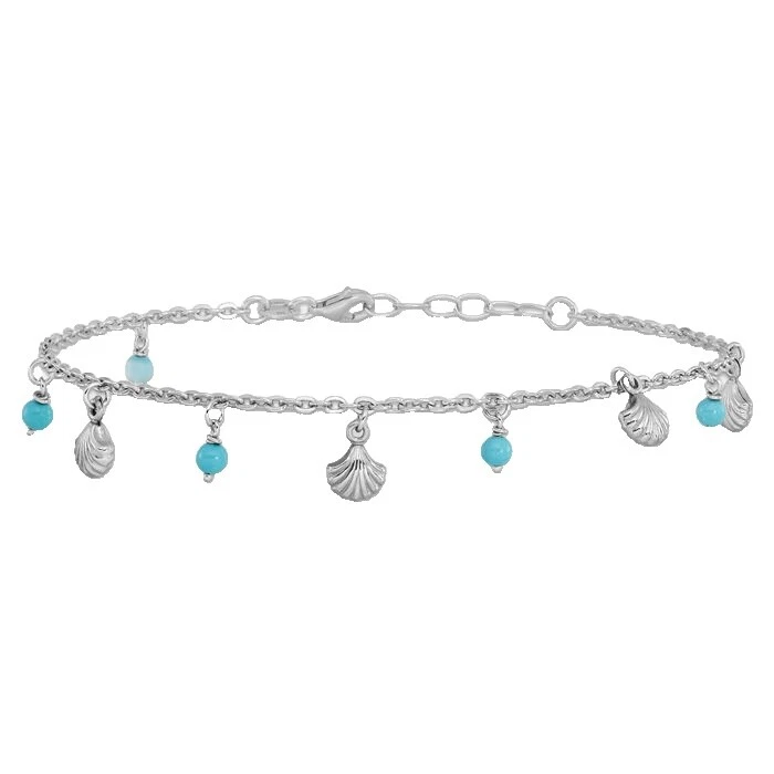 Turquoise Natural Fine Anklets