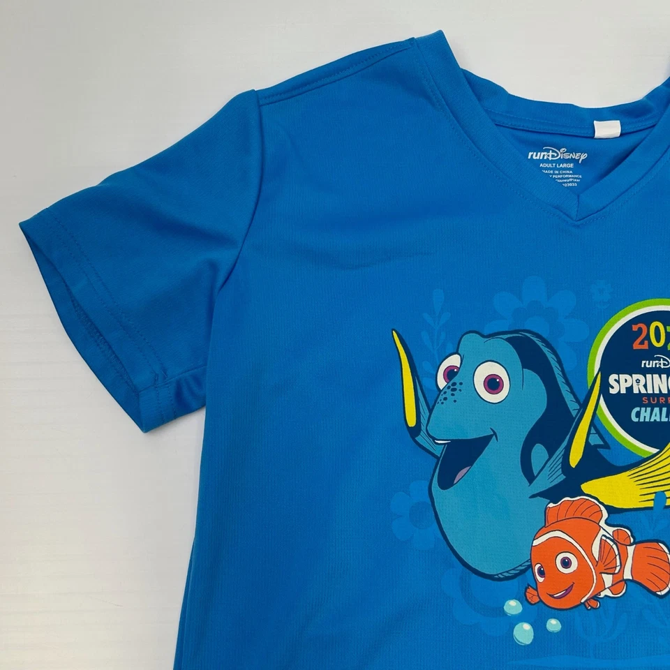 Camisa Dory Feminina Grande Corrida Disney 2023 Primavera Surpresa Desafio Nemo Ginásio Ni - Imagem 4 de 4