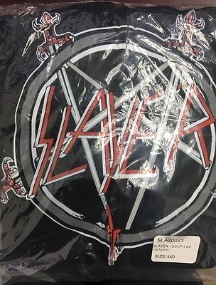 Felpa Con Zip E Cappuccio Slayer - South Of Heaven - S A XXL Uomo Nera - Foto 12