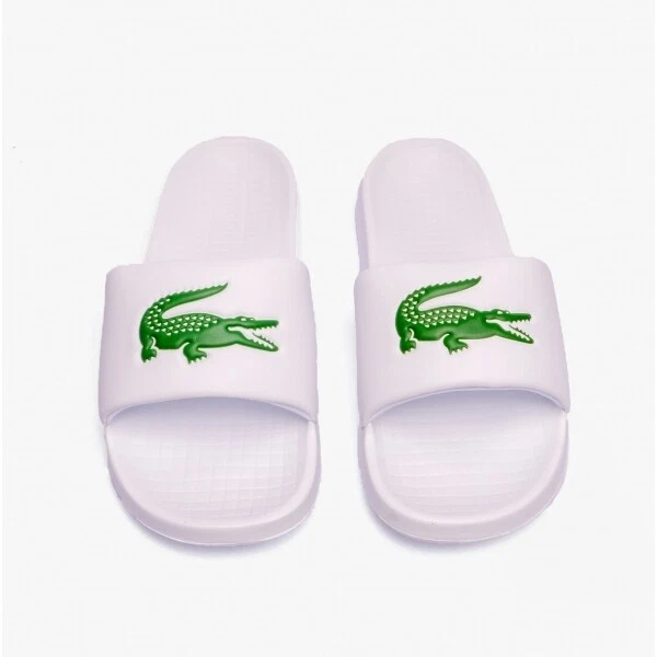 Lacoste green sales sliders