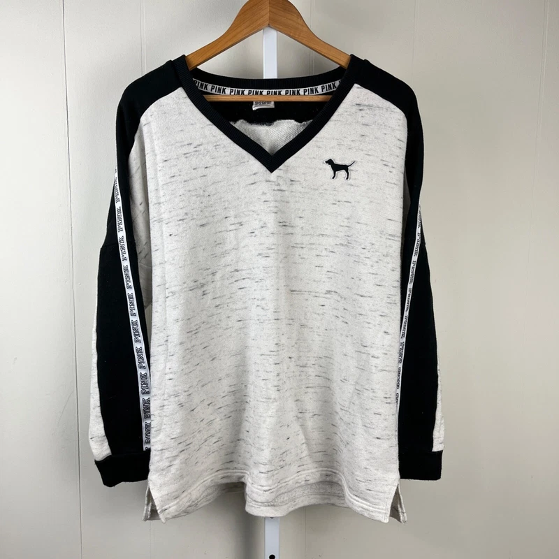 victoria-secret-vs v-neck pullover sweatshirt