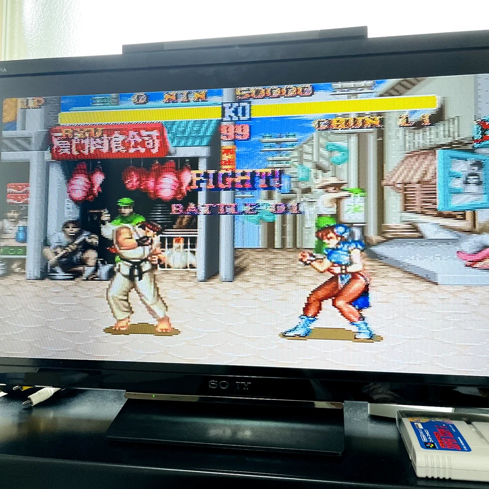 Street Fighter II 2 Nintendo Super Famicom Capcom 1991 Japanese Version Battle - Image 4 of 4