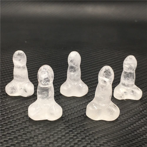 Wholesale Natural mix mini Penis Carved quartz Crystal Massager Wand Healing - Picture 63 of 296