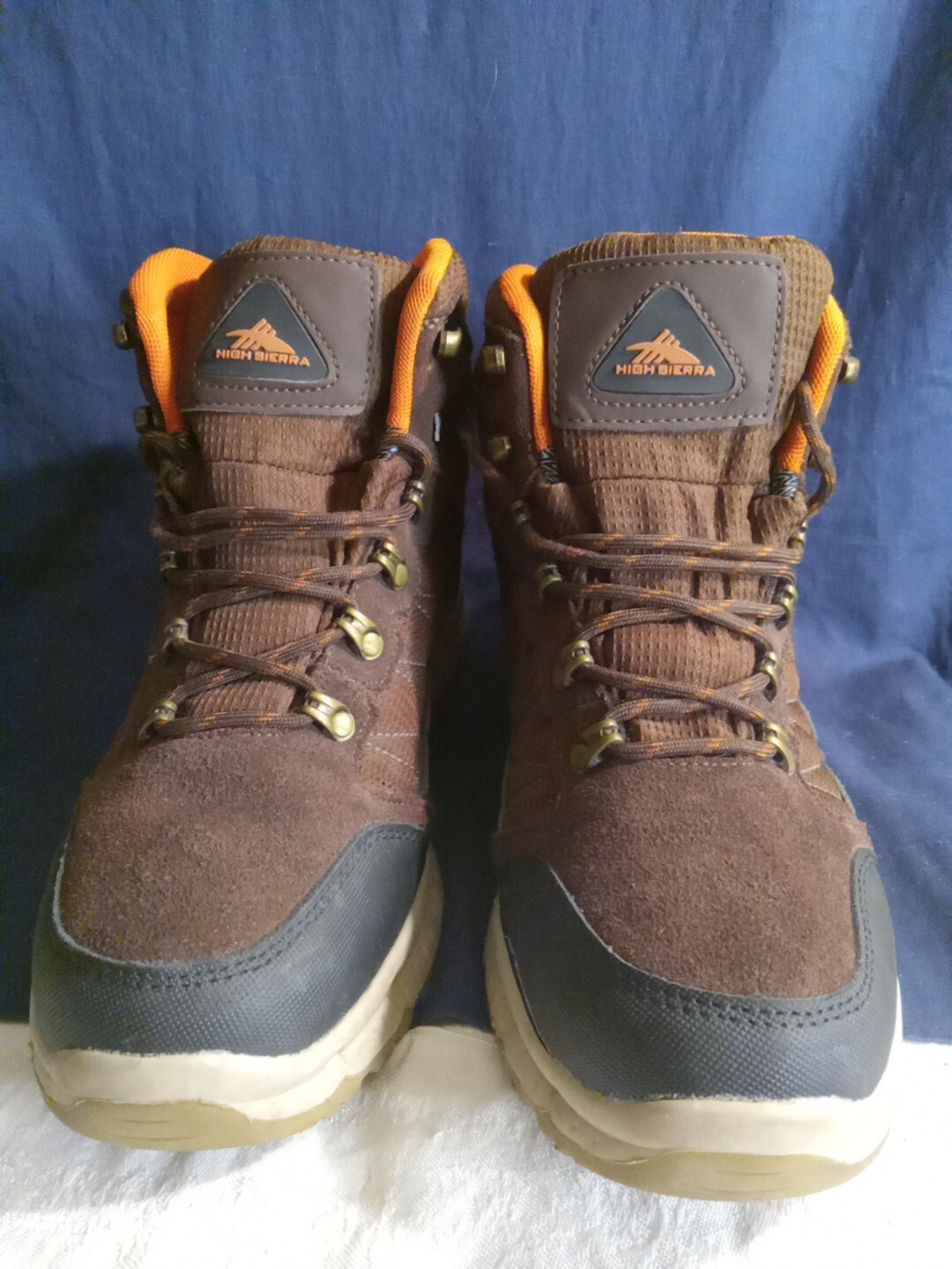 High Sierra Men's  Hiking Boots Cedar Brown Size 8.5