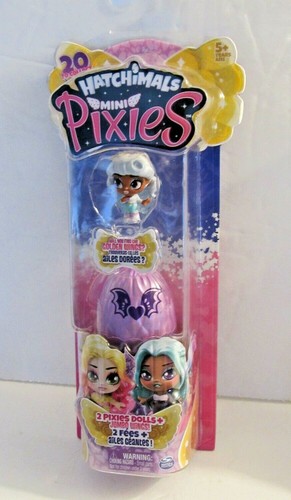 Hatchimals Mini Pixies 2 Dolls + Jumbo Wings Mix n Match Wings ~ Lot of 4 MIP - Picture 2 of 7