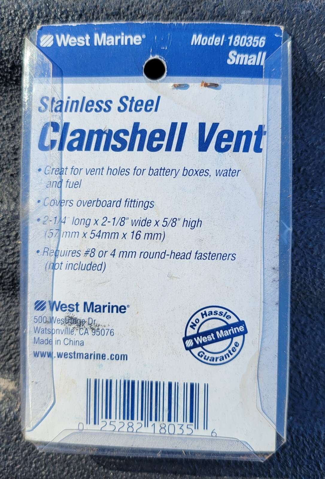 West Marine Small Clamshell Vent Stainless Steel Model 180356 | eBay