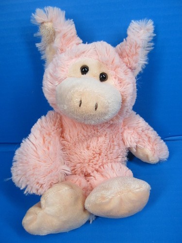 2005 Wishpets Tangerine Pig ELENA Plush Floppy Stuffed Bean Bag 10 Inch
