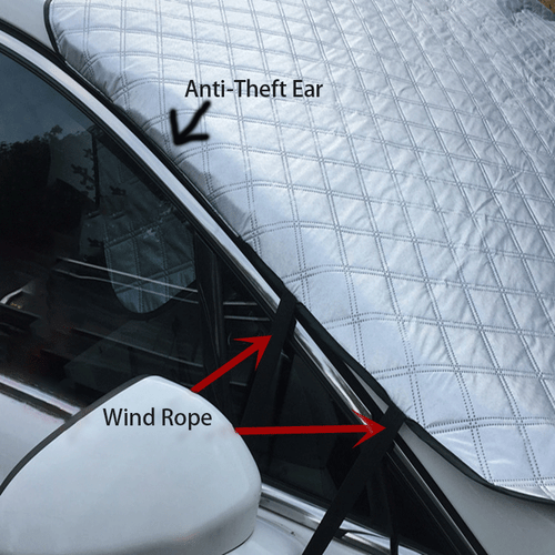 Heavy Duty Car Windscreen Cover Ice Frost Snow Windshield Protector Sun Shade 1* - Picture 4 of 11