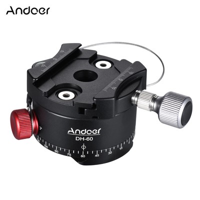 DH-60 Panoramic Indexing Rotator Quick Release Clamp Load 15KG for DSLR A7C8