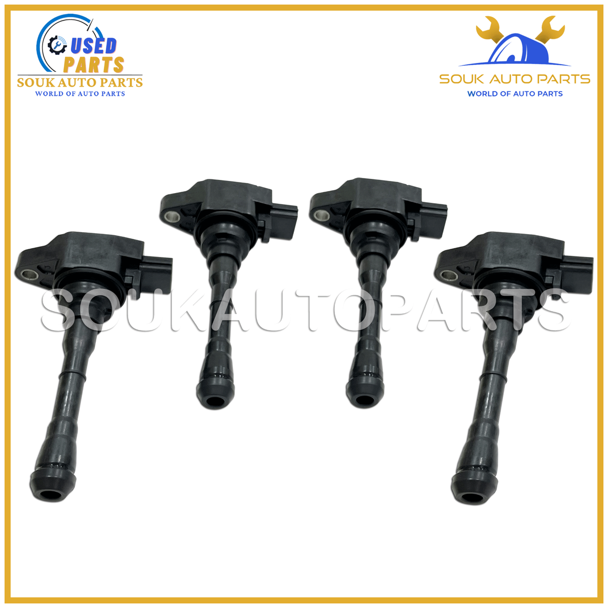 224481KC0A IGNITION COIL SET OF 4 Pc C1807 UF659 For Nissan